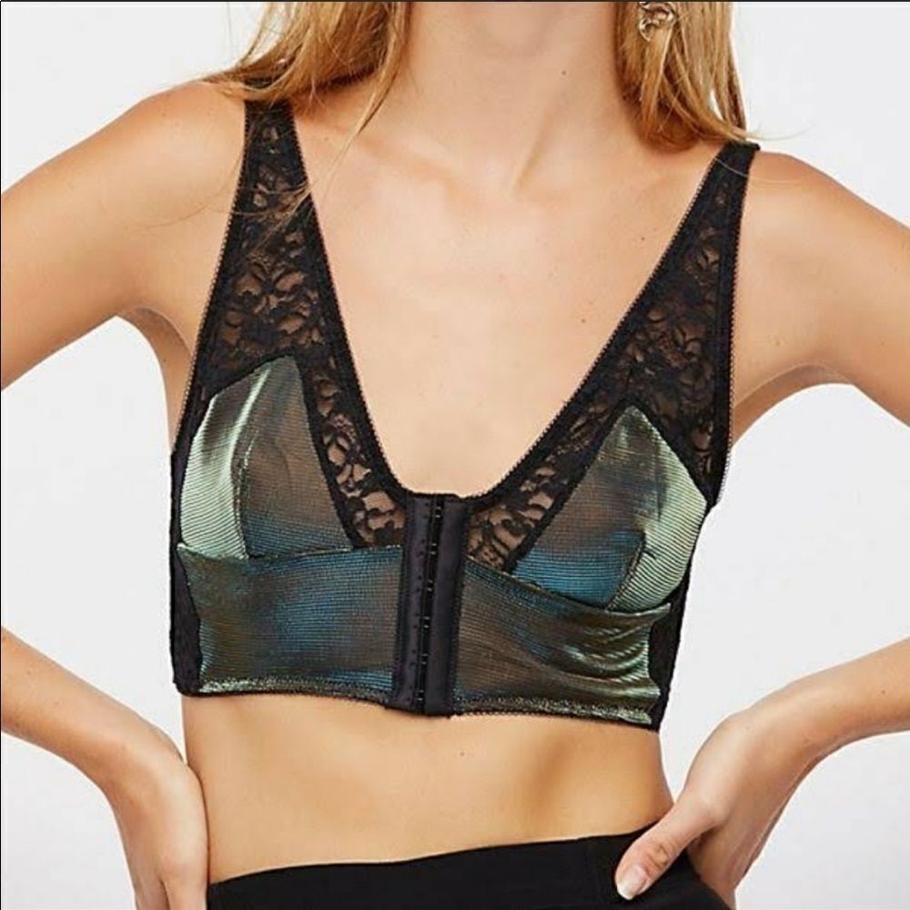 Free People Alina Soft Long Line Bra